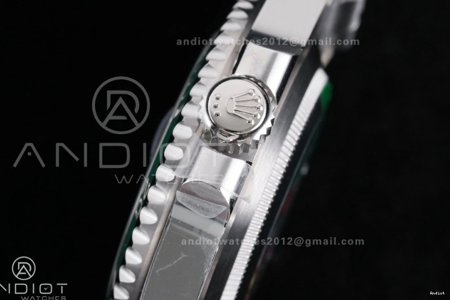 116610 Best SA3135 Clean Ceramic Green Submariner Bracelet SS Hulk Edition LV 904L 1:1 On 0508